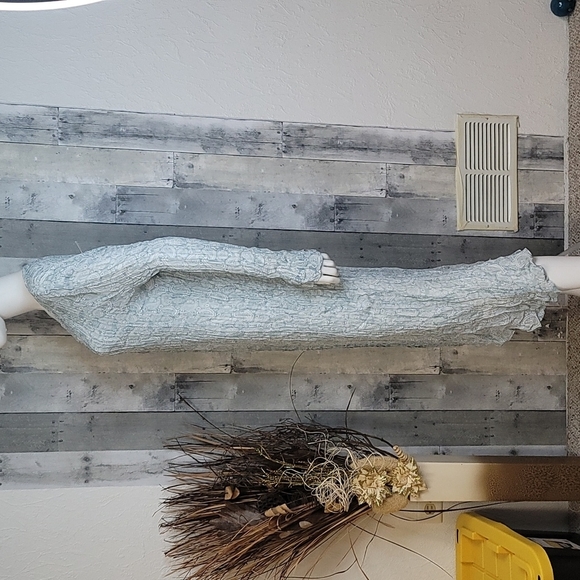 Zara Semi Sheer Wrinkled Button Down Dress - Picture 11 of 16